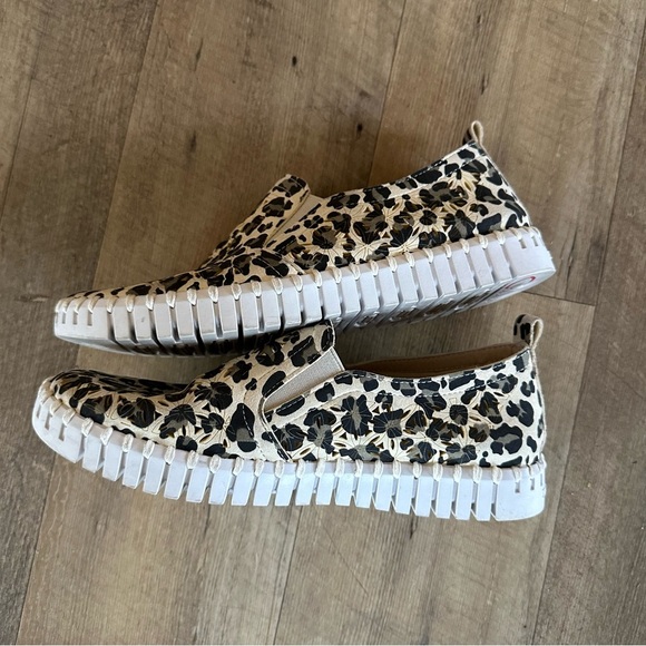Ilse Jacobsen Leopard Print Slip-On Sneaker - Picture 7 of 10